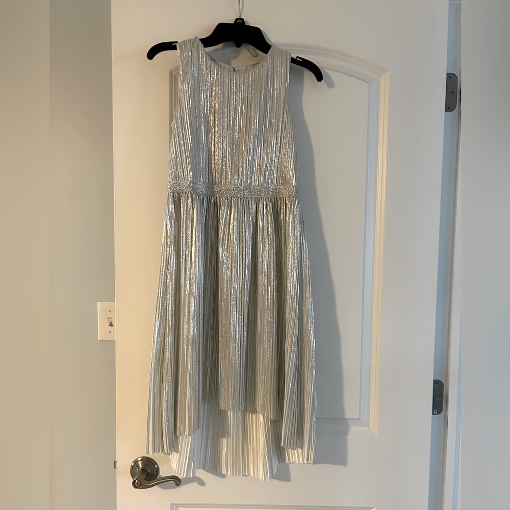 Girls silver dress size L